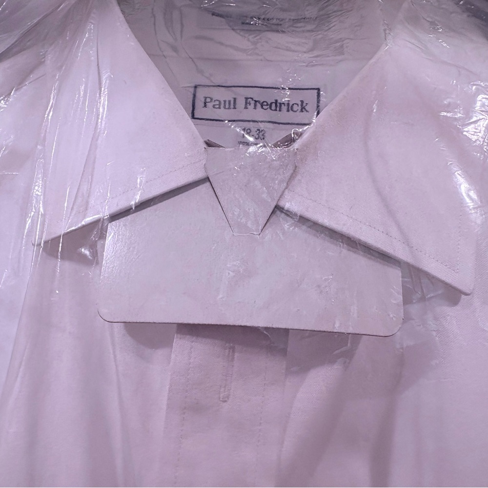 Paul Fredrick Classic White Dress Shirt